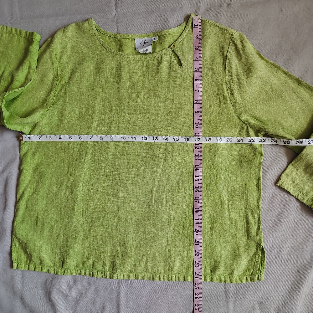 Hot Cotton by Marc Ware Linen Top - Picture 6 of 6